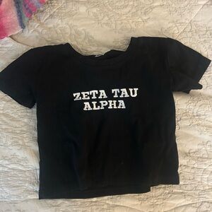 Zeta Tau Alpha Black T-Shirt